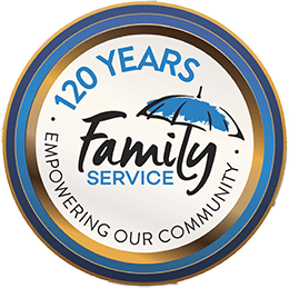 Family Service 120 years logo